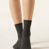 Ribbed Short Socks