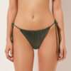 Satin Brazilian String Bikini Bottoms Satin Brazilian String Bikini Bottoms