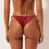 Satin Brazilian String Bikini Bottoms Satin Brazilian String Bikini Bottoms