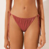 Satin Brazilian String Bikini Bottoms Satin Brazilian String Bikini Bottoms