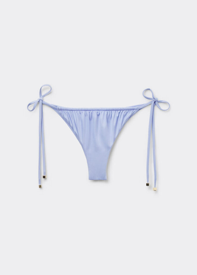 Satin Brazilian String Bikini Bottoms Satin Brazilian String Bikini Bottoms