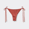Satin Brazilian String Bikini Bottoms Satin Brazilian String Bikini Bottoms