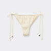 Satin Brazilian String Bikini Bottoms Satin Brazilian String Bikini Bottoms