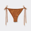 Satin Brazilian String Bikini Bottoms Satin Brazilian String Bikini Bottoms
