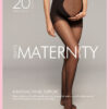 Sheer 20 Denier Maternity Tights with See-Through Heart