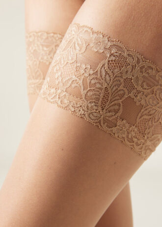 Sheer 20 Denier Thigh High Stockings
