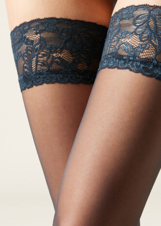 Sheer 20 Denier Thigh High Stockings