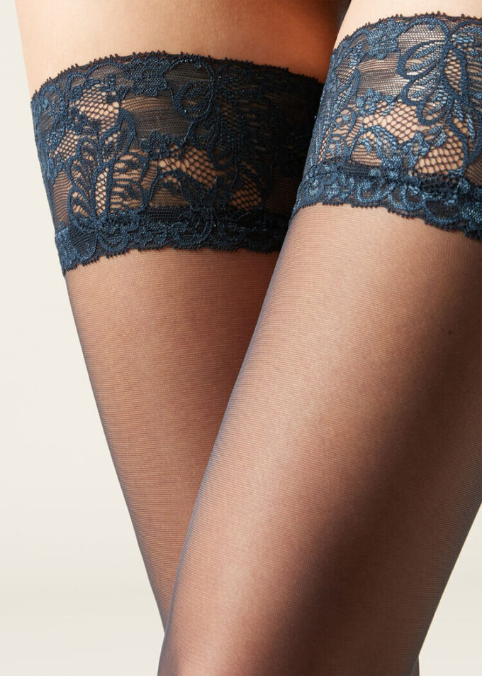 Sheer 20 Denier Thigh High Stockings Sheer 20 Denier Thigh High Stockings