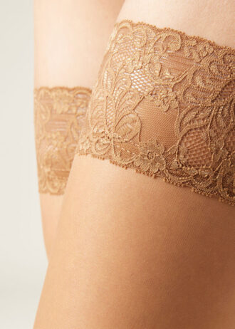 Sheer 20 Denier Thigh High Stockings