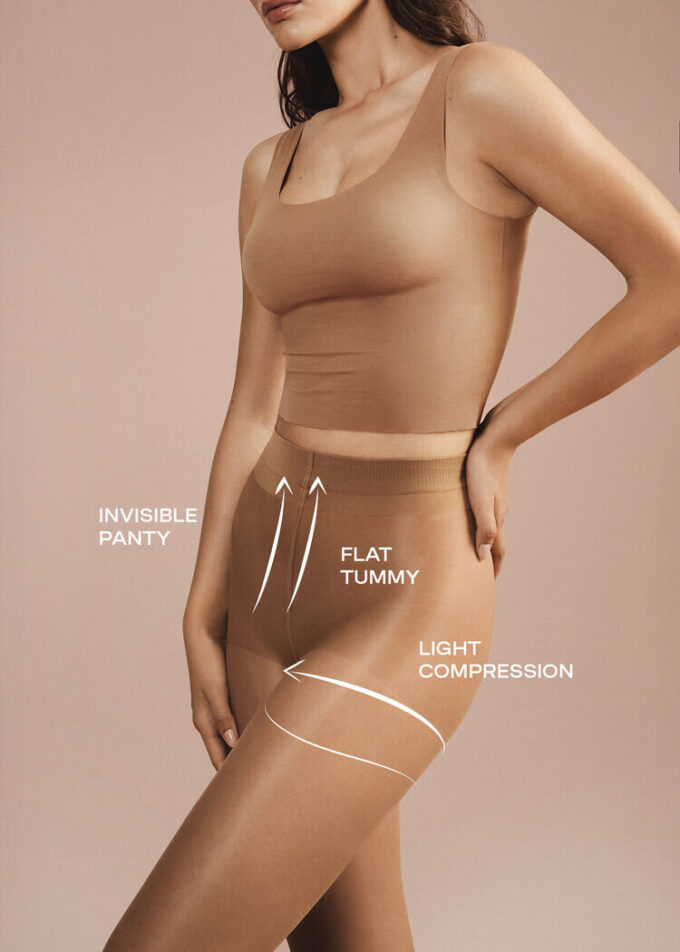 Sheer Control Top Sculpt 30 Denier Tights Sheer Control Top Sculpt 30 Denier Tights