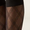 Sheer Diamond Pattern Knee High Socks Sheer Diamond Pattern Knee High Socks
