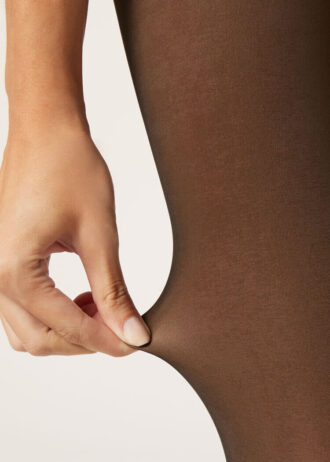 Sheer Effect Opaque Tights