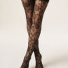 Sheer Floral Thigh High Stockings Sheer Floral Thigh High Stockings