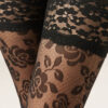 Sheer Floral Thigh High Stockings Sheer Floral Thigh High Stockings
