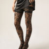 Sheer Floral Thigh High Stockings Sheer Floral Thigh High Stockings