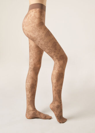 Sheer Floral Tights
