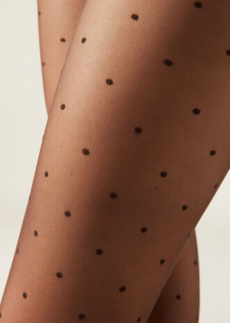 Sheer Polka Dot Tights