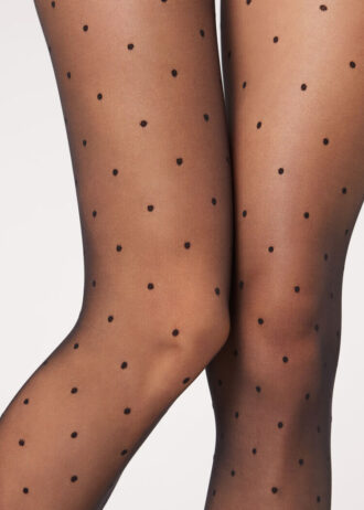 Sheer Polka Dot Tights