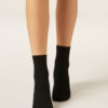Short Socks with Trimmed Cuffs