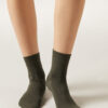 Short Socks with Trimmed Cuffs Short Socks with Trimmed Cuffs