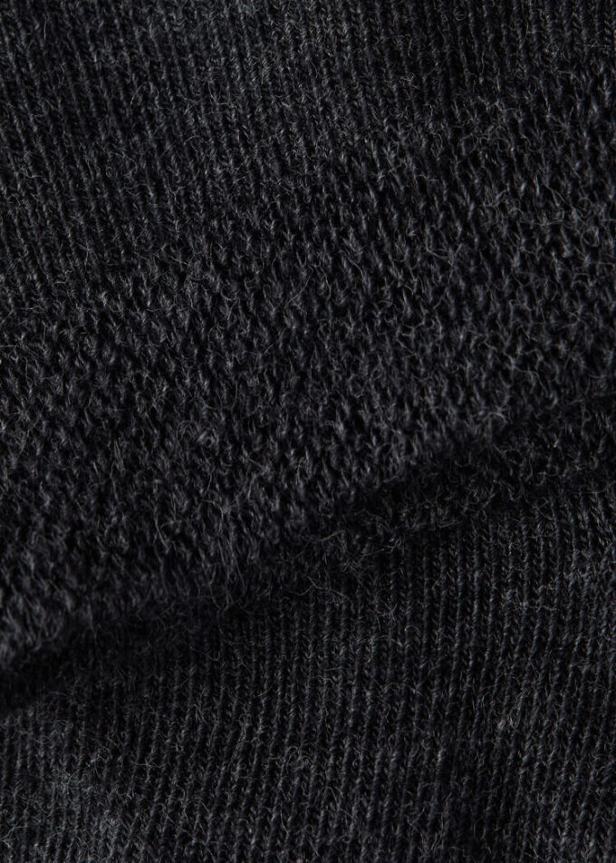Short Socks with Trimmed Cuffs