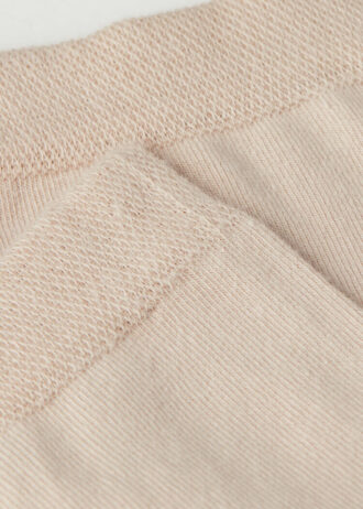 Short Socks with Trimmed Cuffs