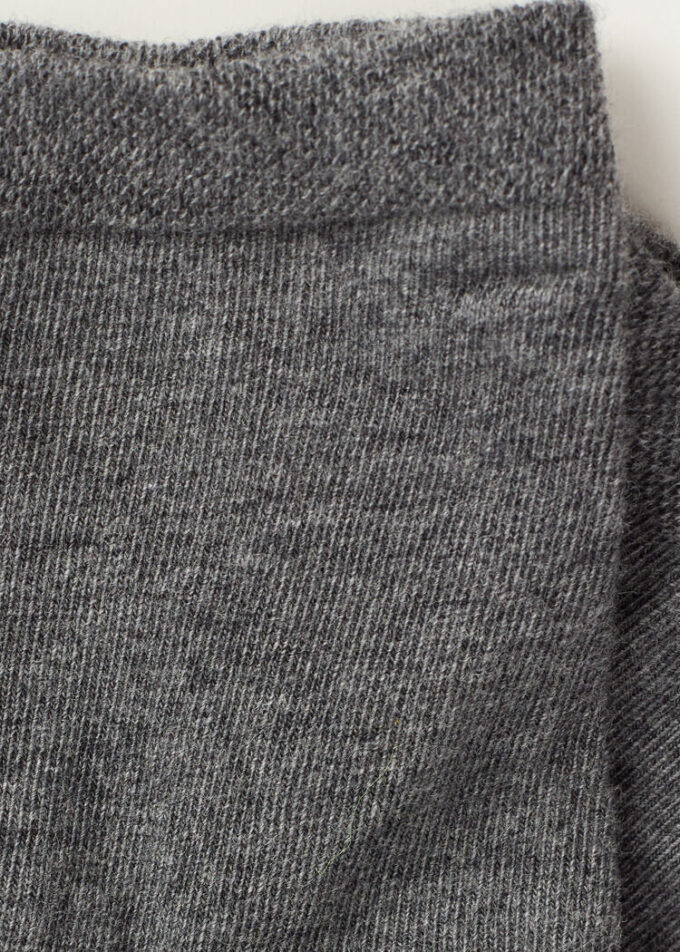Short Socks with Trimmed Cuffs