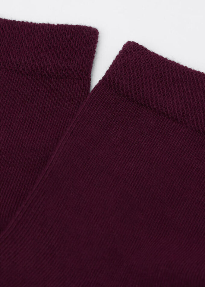 Short Socks with Trimmed Cuffs Short Socks with Trimmed Cuffs