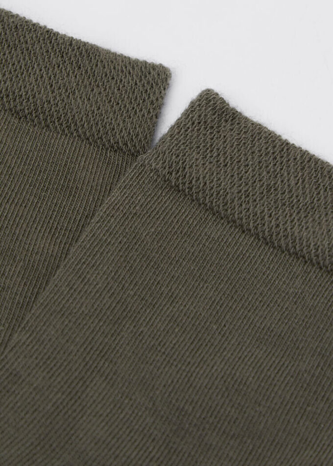 Short Socks with Trimmed Cuffs Short Socks with Trimmed Cuffs