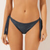 Side-Tie Swimsuit Bottom Glowing Python