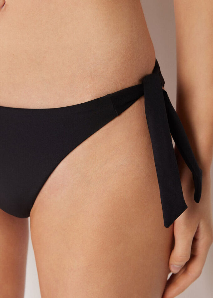 Side Tie Swimsuit Bottom Premium Fit