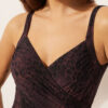Slimming One-Piece Swimsuit Dark Animalier Slimming One-Piece Swimsuit Dark Animalier
