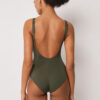 Slimming One-Piece Swimsuit Elegant Draping Slimming One-Piece Swimsuit Elegant Draping