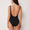 Slimming One-Piece Swimsuit Elegant Draping Slimming One-Piece Swimsuit Elegant Draping