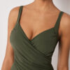 Slimming One-Piece Swimsuit Elegant Draping Slimming One-Piece Swimsuit Elegant Draping