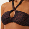 Strapless Bikini Top Dark Animalier Strapless Bikini Top Dark Animalier