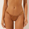 String Brazilian Swimsuit Bottom Shiny Satin String Brazilian Swimsuit Bottom Shiny Satin