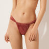 String Brazilian Swimsuit Bottom Shiny Satin String Brazilian Swimsuit Bottom Shiny Satin