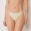 String Swimsuit Bottom Sequin Net String Swimsuit Bottom Sequin Net