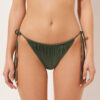 String Swimsuit Bottom Shiny Satin String Swimsuit Bottom Shiny Satin