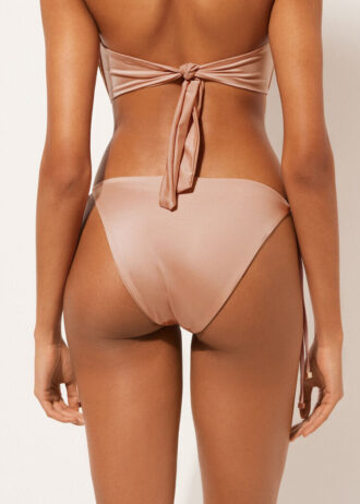 String Swimsuit Bottom Shiny Satin