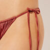 String Swimsuit Bottom Shiny Satin String Swimsuit Bottom Shiny Satin
