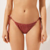 String Swimsuit Bottom Shiny Satin String Swimsuit Bottom Shiny Satin