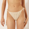 String Swimsuit Bottom Shiny Satin String Swimsuit Bottom Shiny Satin
