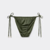 String Swimsuit Bottom Shiny Satin String Swimsuit Bottom Shiny Satin