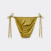 String Swimsuit Bottom Shiny Satin String Swimsuit Bottom Shiny Satin