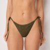 String Swimsuit Bottoms Crinkle Waves String Swimsuit Bottoms Crinkle Waves