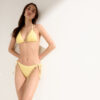 String Swimsuit Bottoms Crinkle Waves