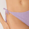 String Swimsuit Bottoms Crinkle Waves