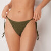 String Swimsuit Bottoms Crinkle Waves String Swimsuit Bottoms Crinkle Waves